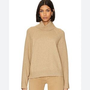 Elegant Tan Turtleneck Sweater